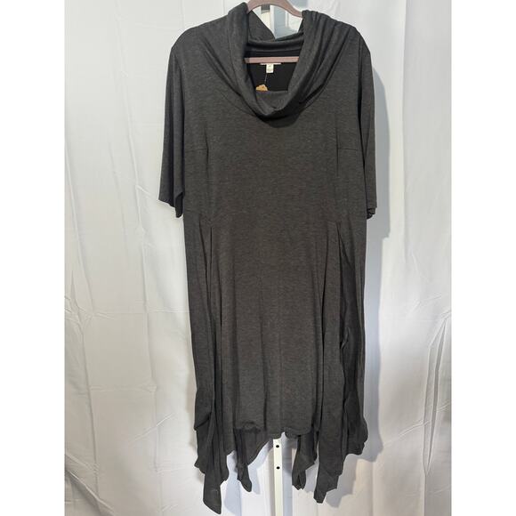 (3047) Gray Fashion Bug Dress Size 1X - Picture 1 of 3